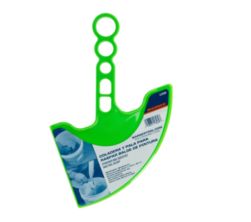 COLADERA Y PALA PARA RASPAR BALDE DE PINTURA