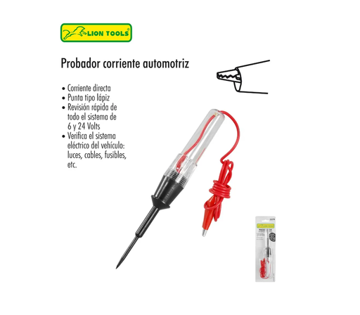 PROBADOR DE CORRIENTE AUTOMOTRIZ